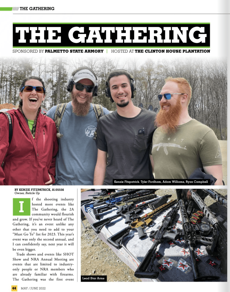 The Gathering Sponsored by Palmetto State Armory, Hosted by Clinton