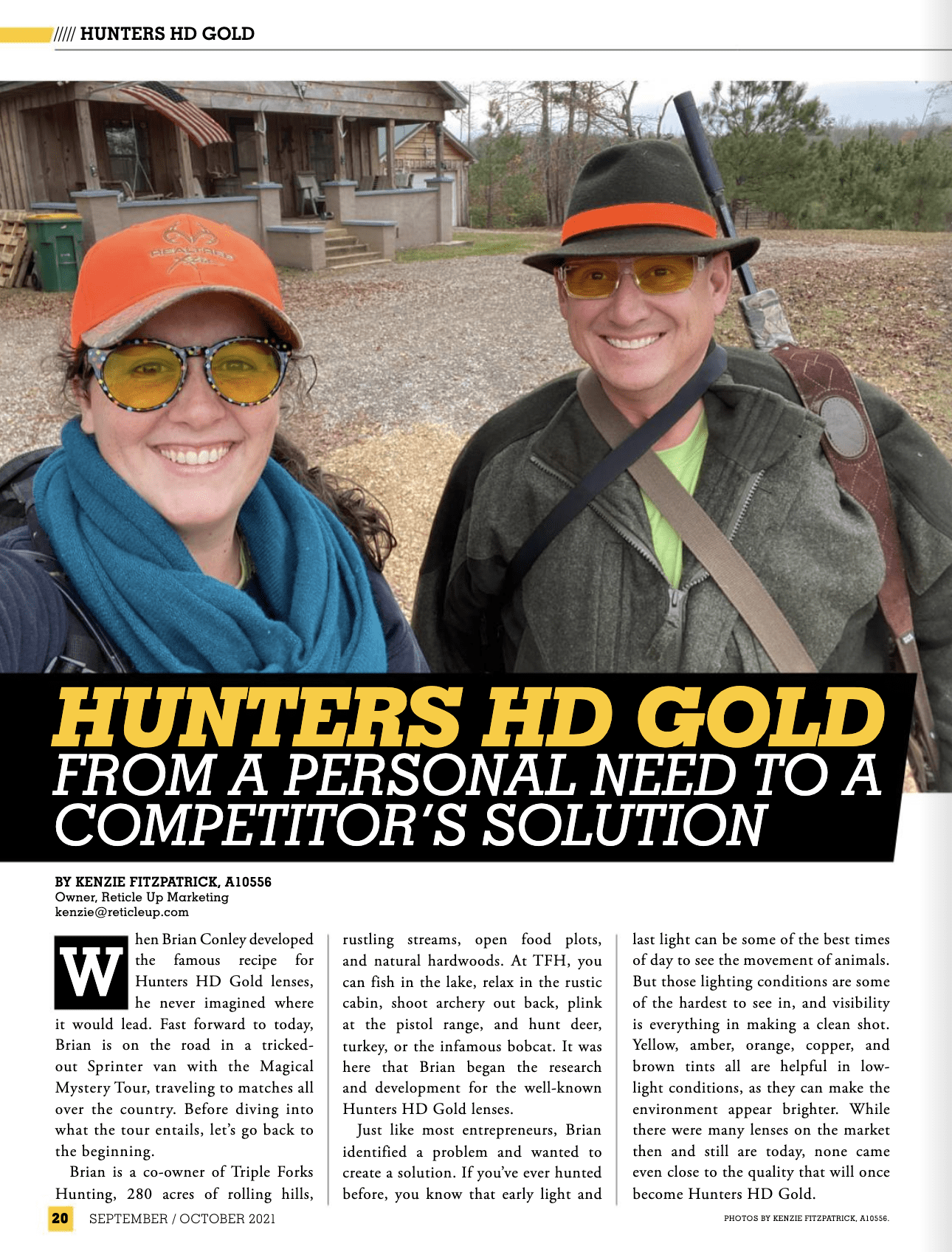Hunters HD Gold From a Personal Need to a Competitor’s Solution