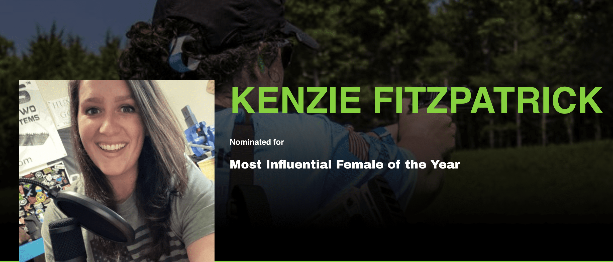 Kenzie Fitzpatrick Nominated in The Gundies Awards