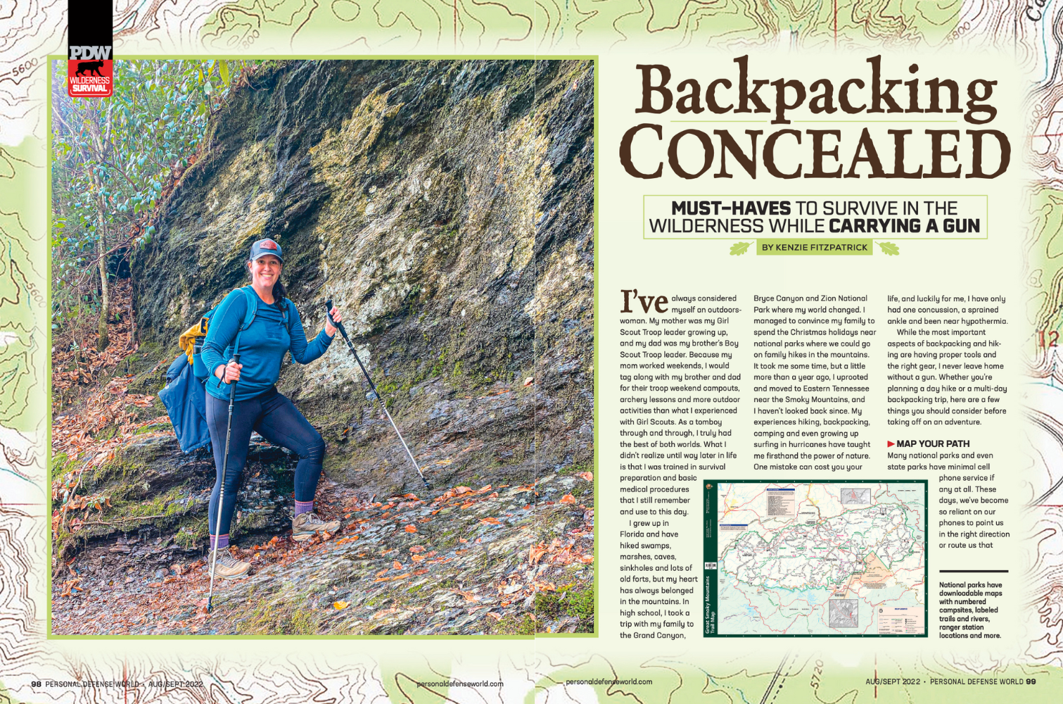 Backpacking Concealed: Must-Haves to Survive in the Wilderness While Carrying a Gun