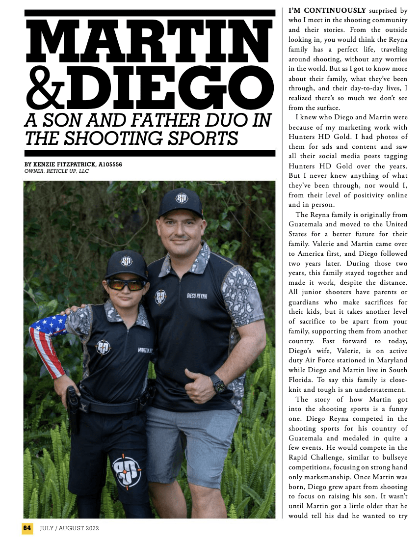 Martin & Diego – A Son and Father Duo in the Shooting Sports