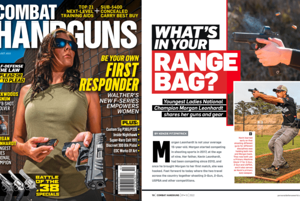 What's in Your Range Bag? Youngest Ladies National Champion Morgan Leonhardt shares her guns and gear