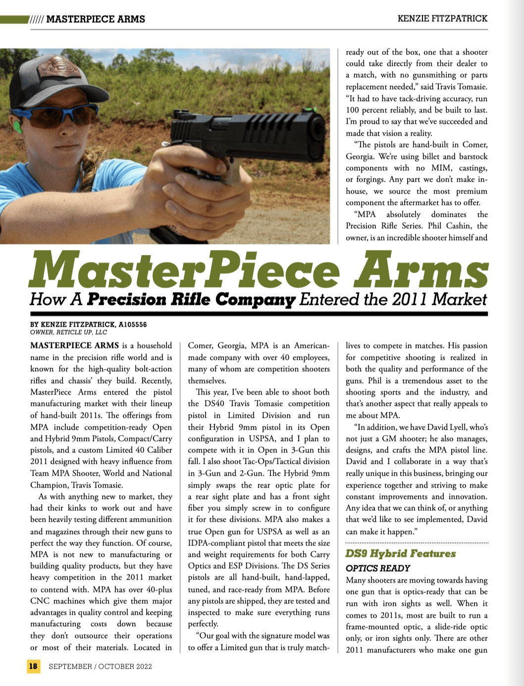 MasterPiece Arms: How a Precision Rifle Company Entered the 2011 Market