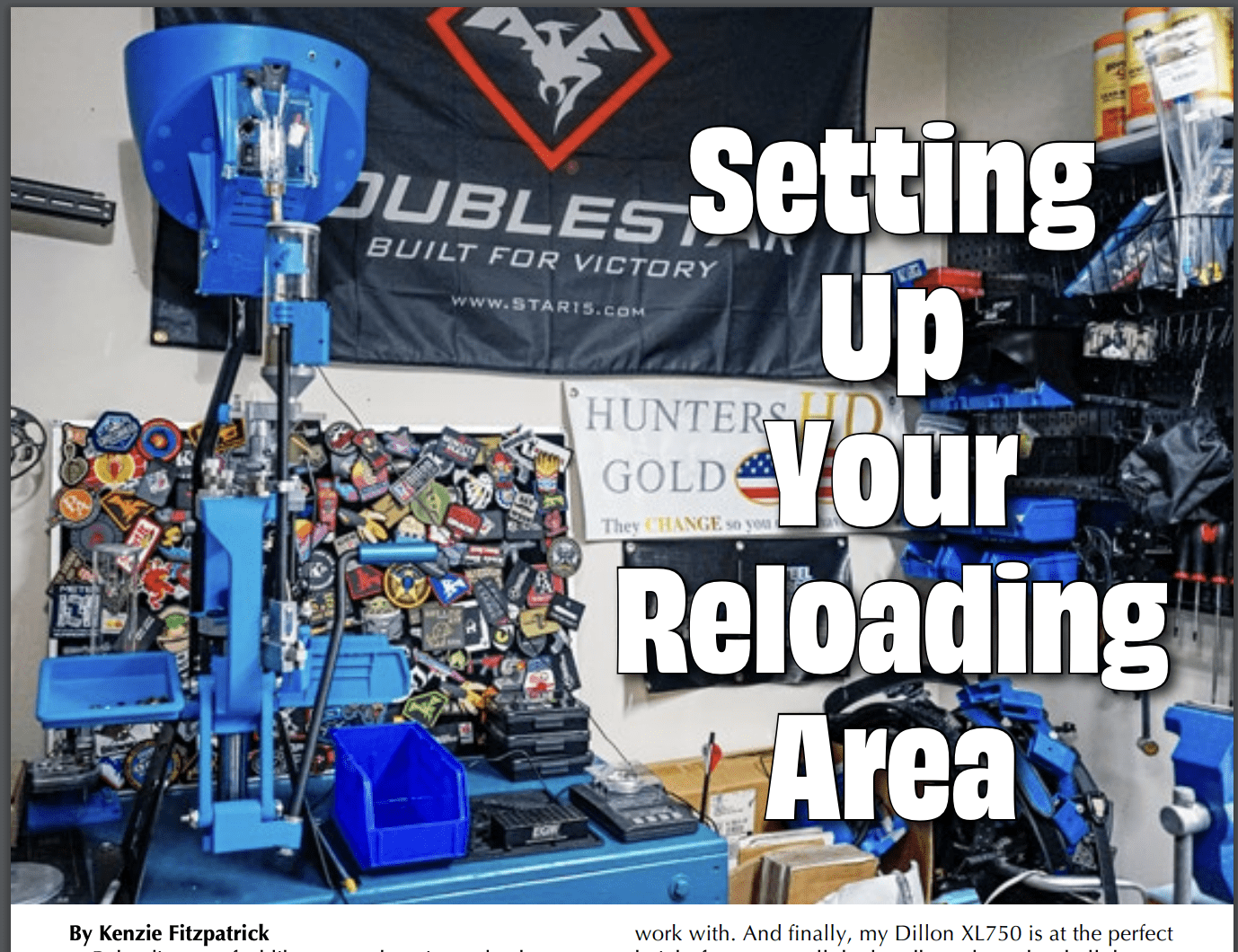 Setting Up Your Reloading Area
